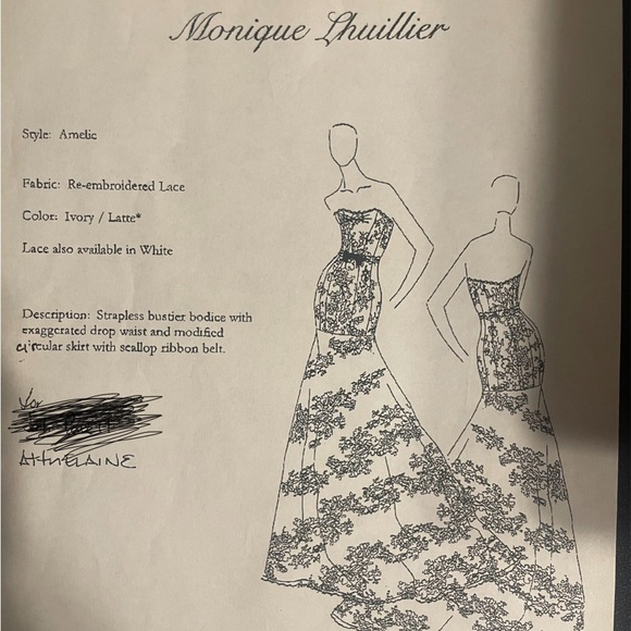 Monique Lhuillier Amelie Wedding Gown - Picture 8 of 8